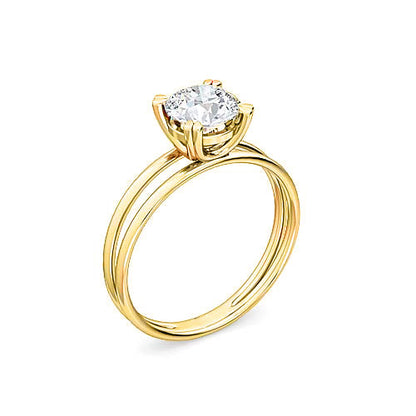 Round Brilliant Diamond Solitaire Engagement Ring | Classic Timeless Setting