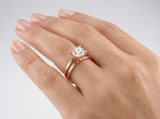 Round Brilliant Diamond Solitaire Engagement Ring | Classic Timeless Setting