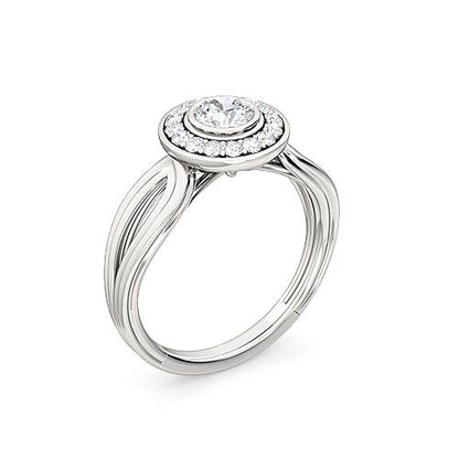 Round Brilliant Diamond Solitaire Engagement Ring | Classic Classy Timeless Setting