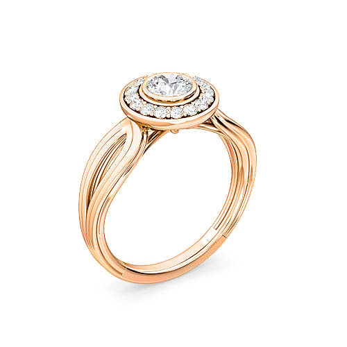 round brilliant diamond solitaire engagement ring | classic classy timeless setting