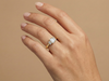 Three Stone Emerald Cut Diamond Engagement Ring | Emerald Cut Trilogy Setting