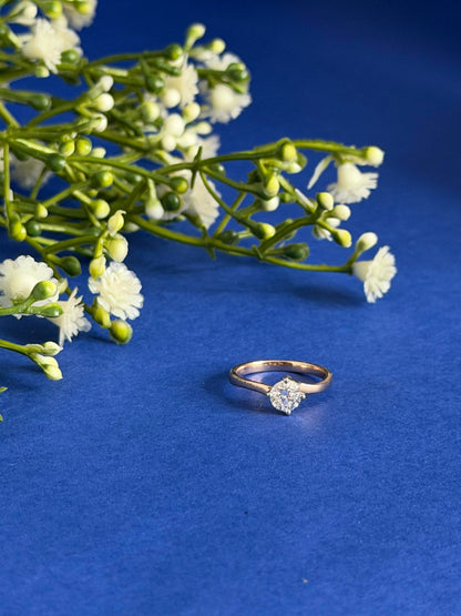 Round Diamond Women's Solitaire Ring | Prong Setting
