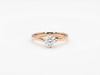 Round Diamond Women's Solitaire Ring | Prong Setting