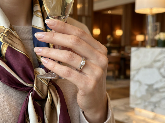 Radiant Cut Diamond Men's Ring | Classic Solitaire Band