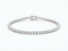 0.10 Ct Round Diamond Women's Tennis Bracelet | Classic Prong Setting