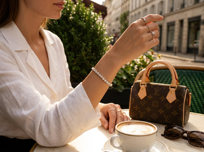 0.10 Ct Round Diamond Women's Tennis Bracelet | Classic Prong Setting