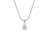 Round Cut Diamond Women's Solitaire Pendant | Classic 4-Prong Setting
