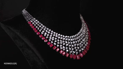 Scarlet Link Diamond Necklace Set