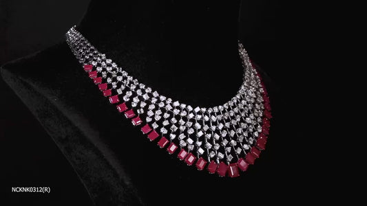 Scarlet Link Diamond Necklace Set