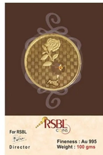 RSBL Certified 24K Gold Coin | Delivered only within Mumbai